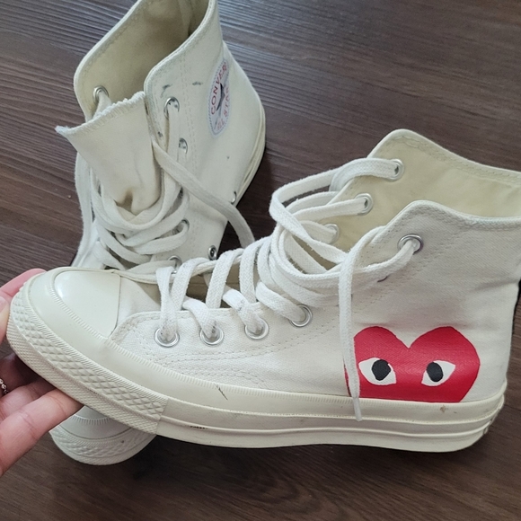 Converse| Comme Des Garçon Chuckle Size: W7/M5 - Picture 3 of 6